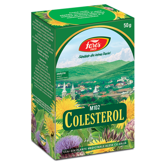 Ceai Colesterol M102, 50g, Fares