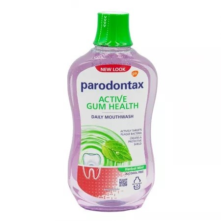 Apa de gura fara alcool Daily Gum Care Herbal Twist Parodontax, 500 ml, Gsk