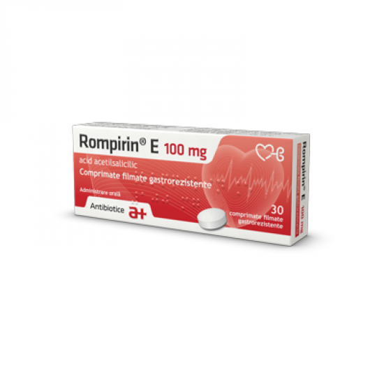 Rompirin E, 100 mg, 30 comprimate, Antibiotice SA