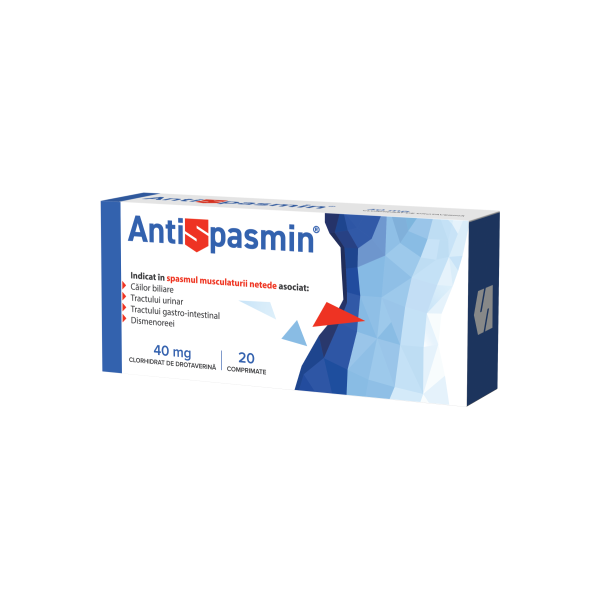 Antispasmin, 40 mg, 20 comprimate, Biofarm
