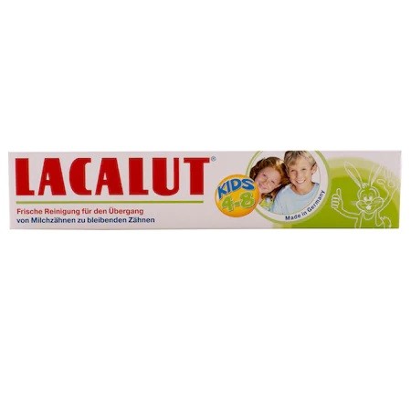 Pastă de dinți Lacalut Kids, 4-8 ani, 50 ml, Theiss Naturwaren
