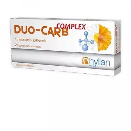Duo-Carb Complex, 20 comprimate, Hyllan