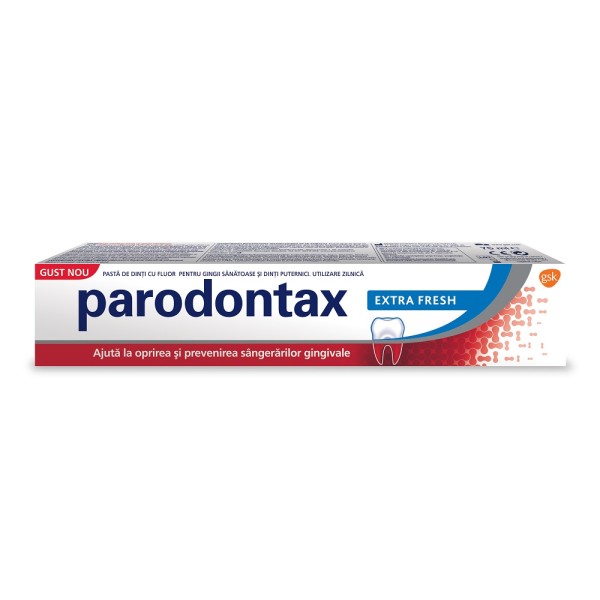 Pasta de dinti cu fluor Extra Fresh Parodontax, 75 ml, Gsk