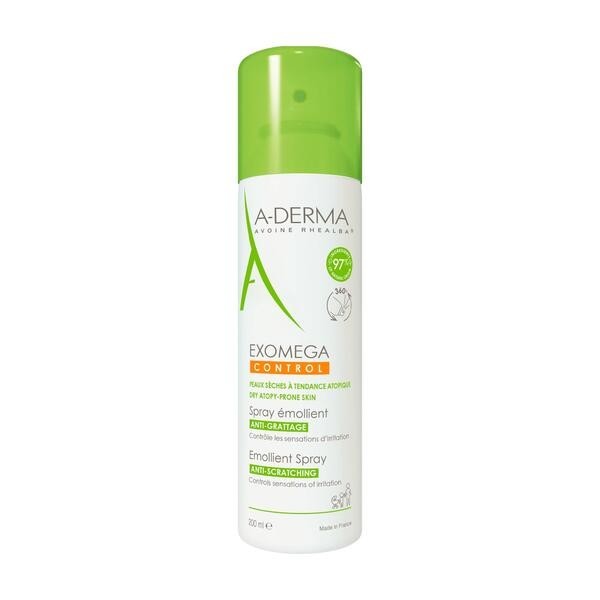 Spray emolient anti-prurit pentru piele uscata Exomega Control, 200 ml, A-Derma