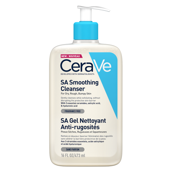 Gel de curățare anti-rugozități pentru pielea uscată sau aspră, 473 ml, CeraVe SA