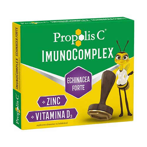 Propolis C Echinacea Forte Imunocomplex, 20 comprimate, Fiterman Pharma