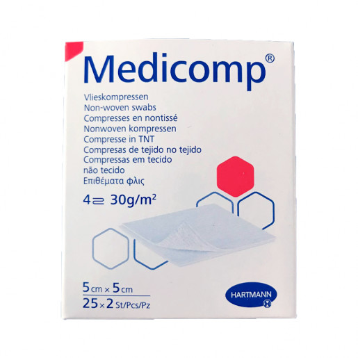 Comprese Sterile 5x5cm 25 buc, Medicomp