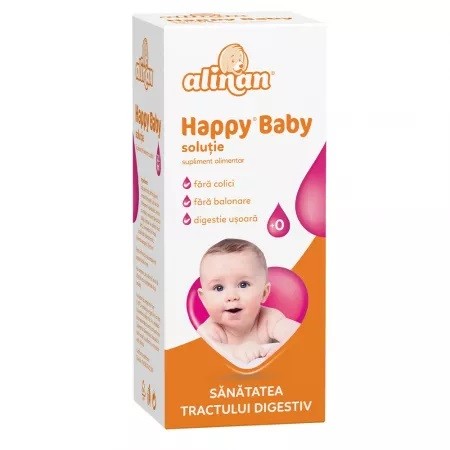 Alinan Happy Baby, solutie anticolici, 20 ml, Fiterman