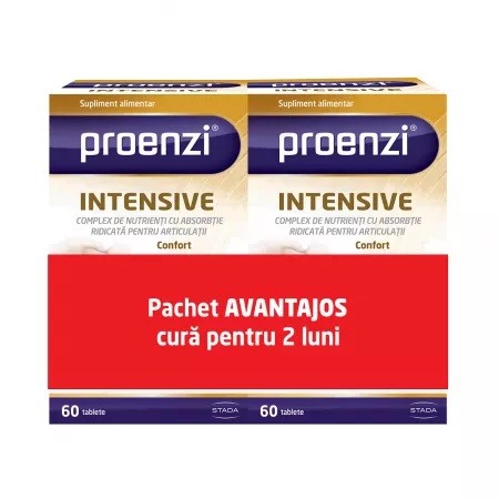 Pachet Proenzi Artrostop Intensive, 60 + 60 tablete, Walmark