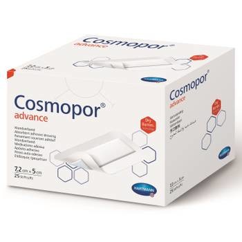 Plasturi Cosmopor Advance (901010), 7.2 x 5 cm, 25 bucăți, Hartmann