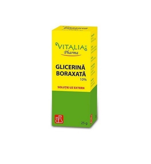 Glicerină Boraxată 10%, 25 g, Vitalia